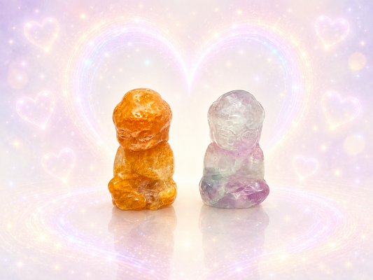 Assorted Crystals Mini Buddha