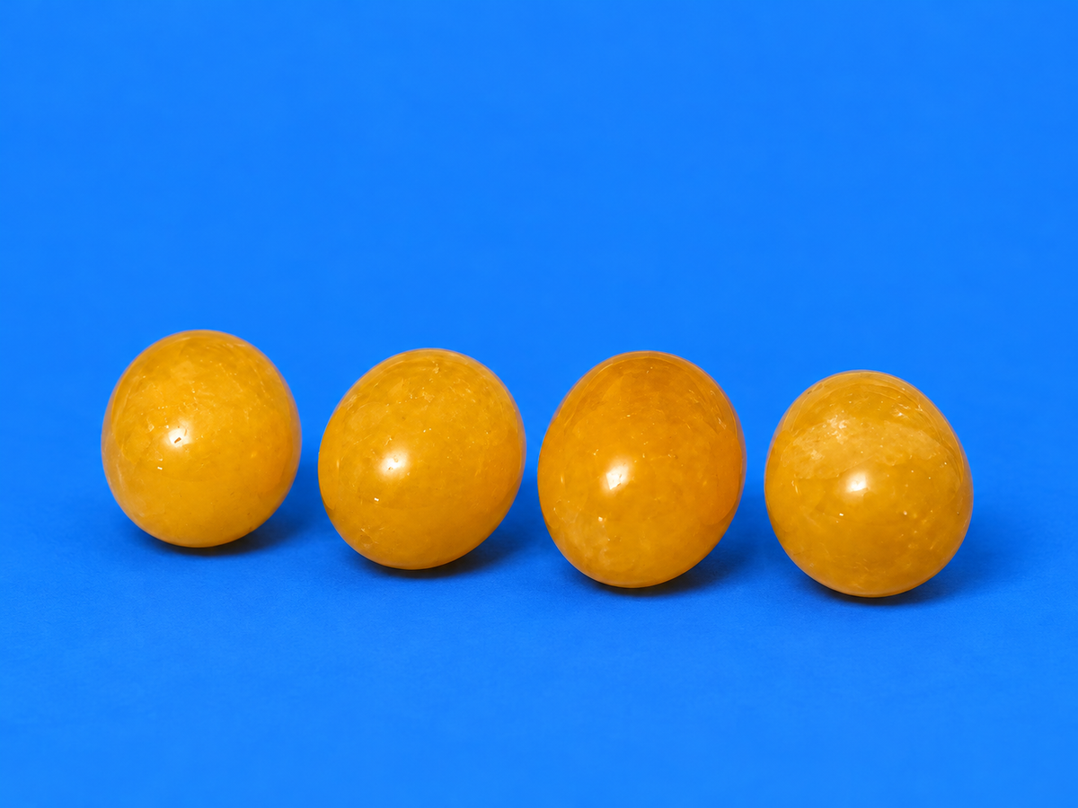 Orange Calcite Small Eggs