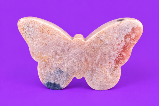 Pink Amethyst Butterfly