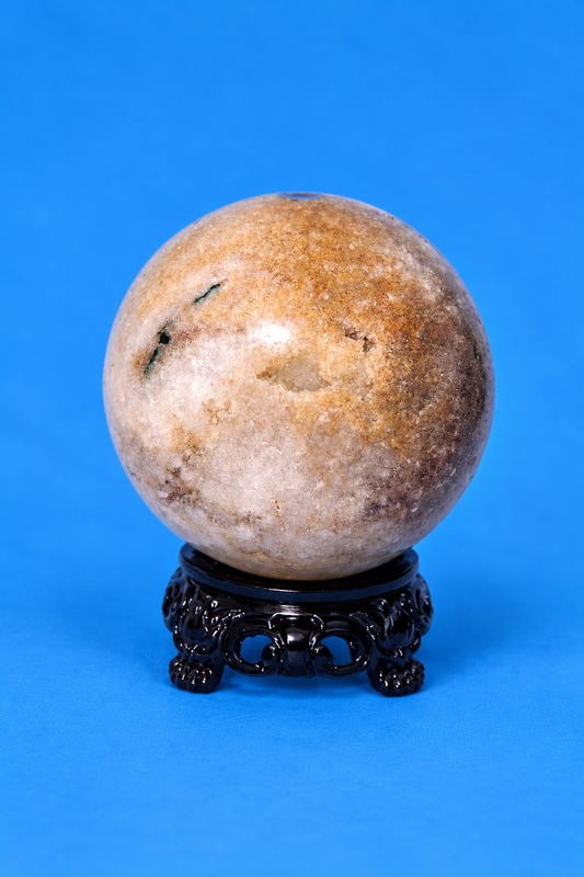 Pink Amethyst Sphere with stand