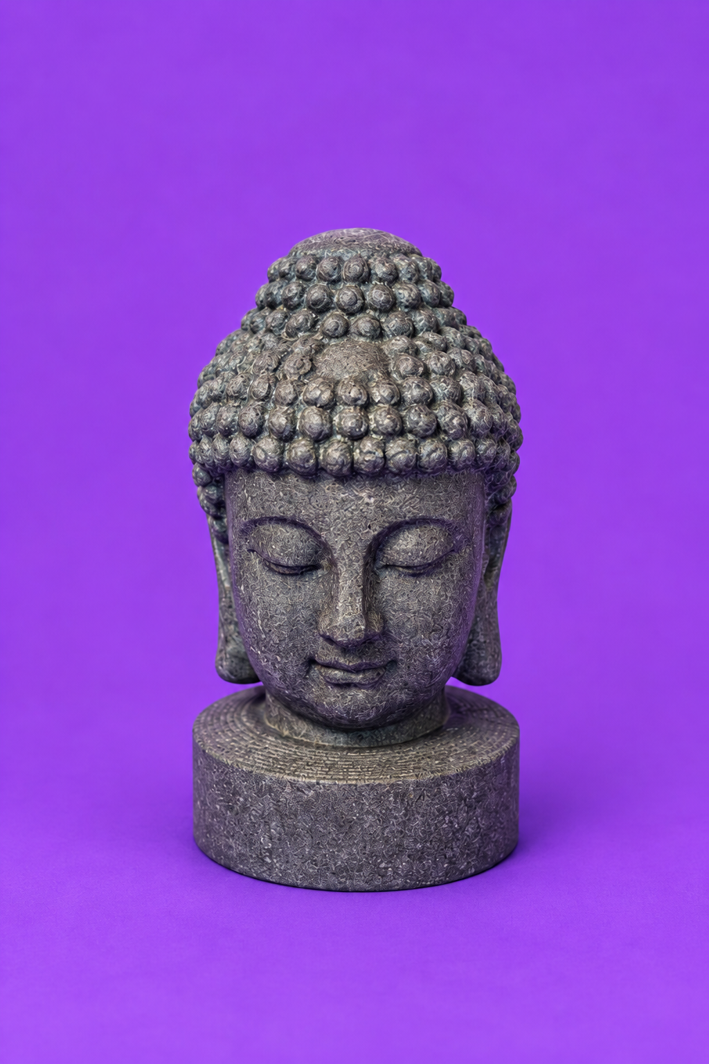 Shungite Buddha Head