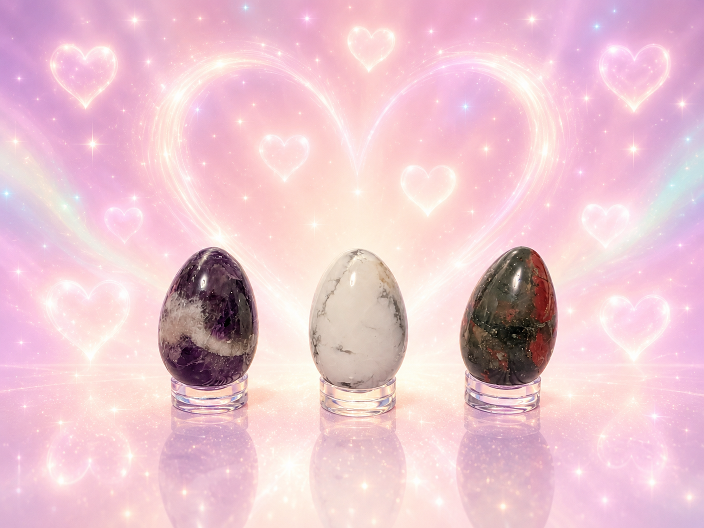 Assorted Crystal Small Eggs