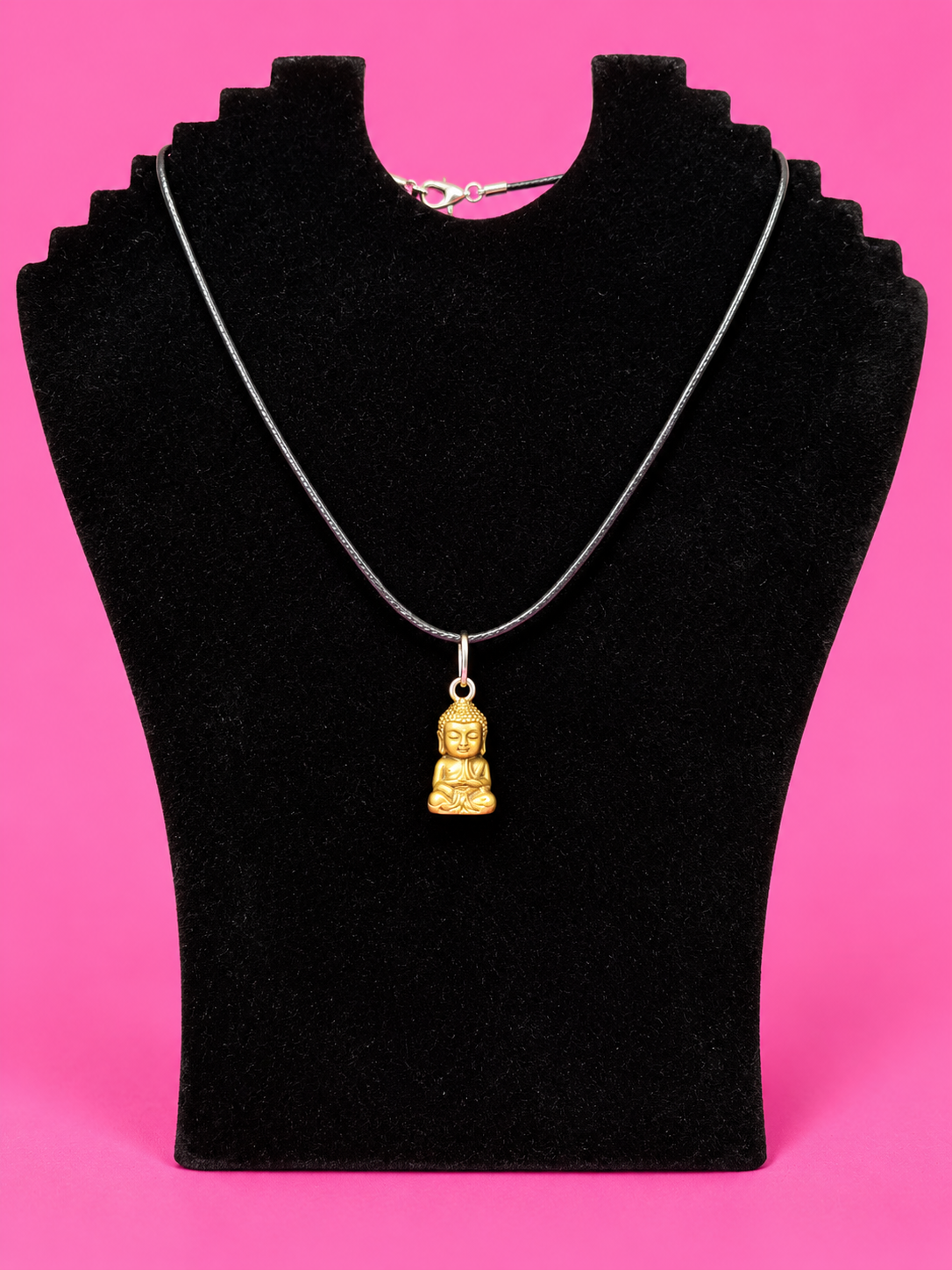 Tiger Eye Buddha Necklace
