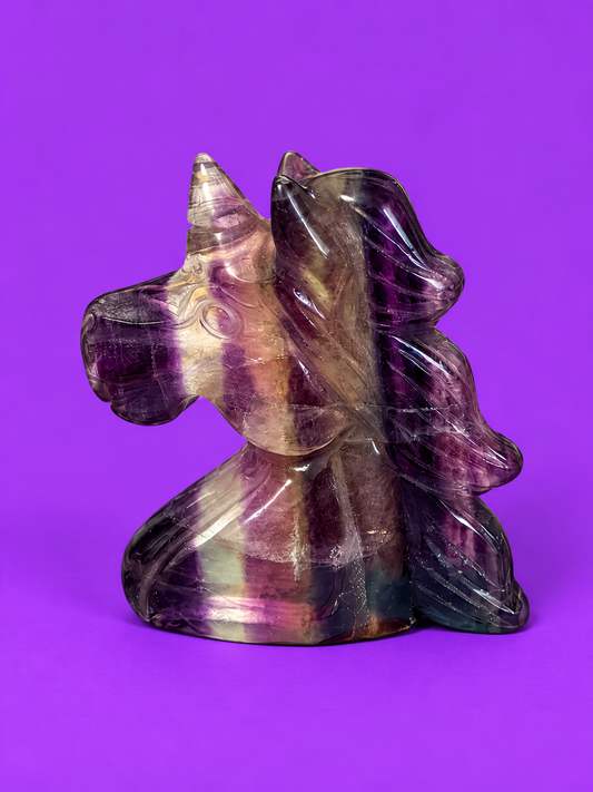Purple Fluorite Unicorn