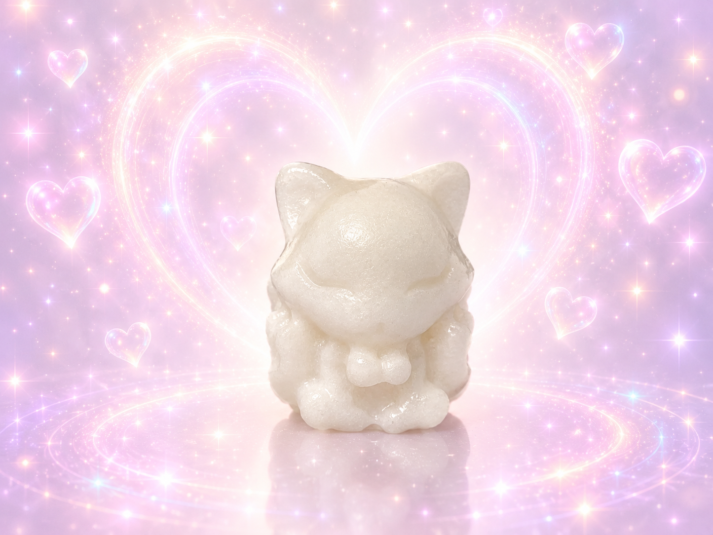 White Jade 9 Tailed Fox